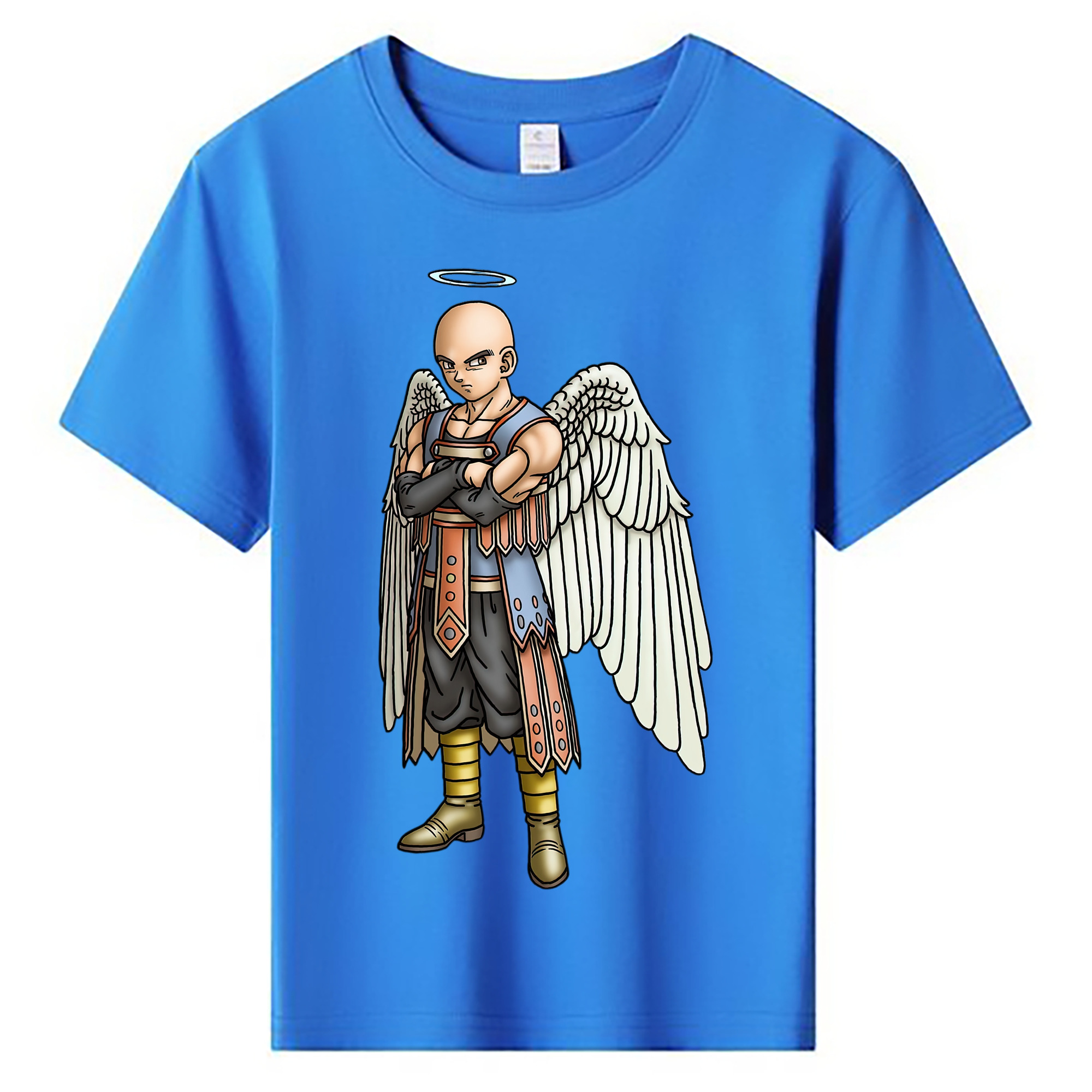 （画像用） ドラゴンクエスト Doragon Kuesuto Dragon Quest 綿100％キッズTシャツ（フロントプリント）